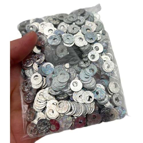 Çanta Aksesuar Desenli Gri Renk 1 Cm Pul 40 Gr