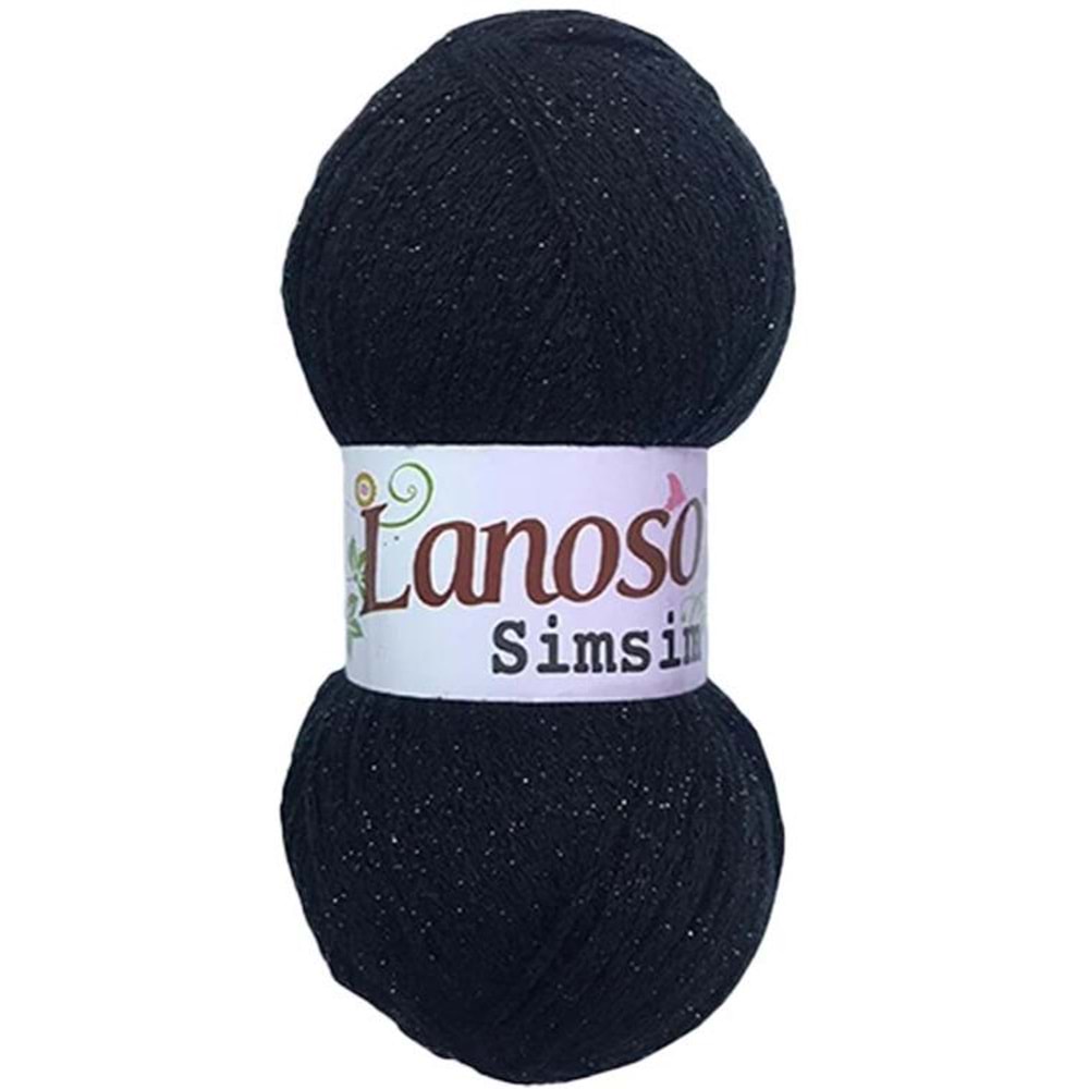 Çanta Aksesuar Lanoso Simsim No:6060 ( Siyah Siyah Sim)