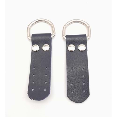 Çanta Aksesuar Lacivert Tek Kat Suni Deri Sapucu Böce Gümüş Metalli