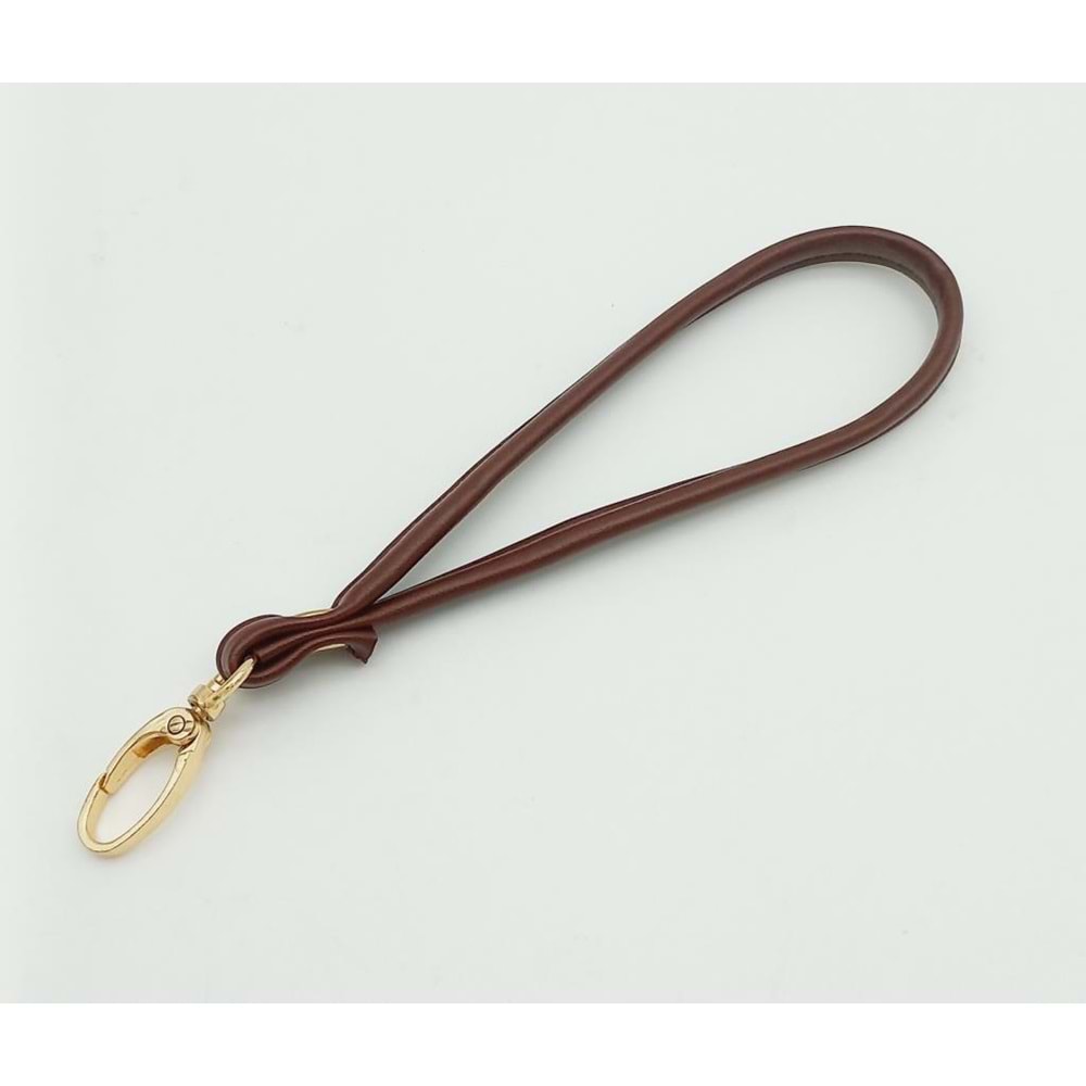 Çanta Aksesuar Dikişli Suni Deri Bordo Renk Elcik Light Gold Metal