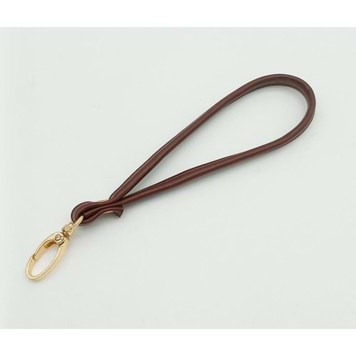 Çanta Aksesuar Dikişli Suni Deri Bordo Renk Elcik Light Gold Metal