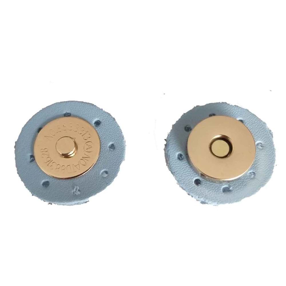 Çanta Aksesuar Suni Derili Mıknatıs Mavi