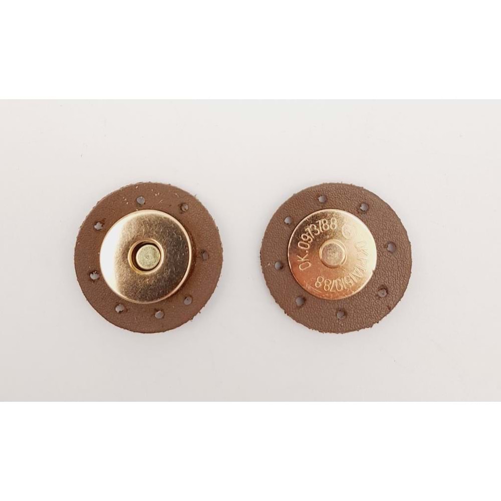 Çanta Aksesuar Vizon Suni Derili Mıknatıslı Çıtçıt Light Gold Metalli