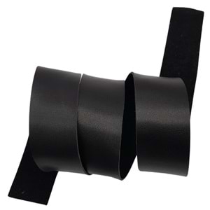 Çanta Aksesuar 4 cm Şerit Suni Deri Siyah Renk 1 metre