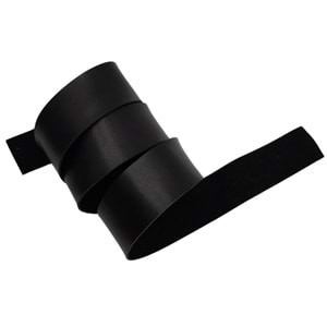 Çanta Aksesuar 4 cm Şerit Suni Deri Siyah Renk 1 metre