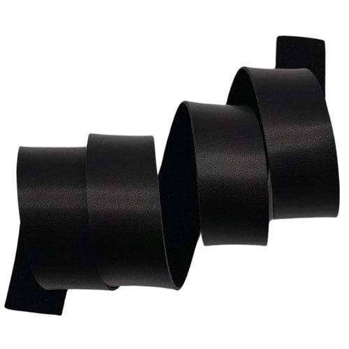 Çanta Aksesuar 3 cm Şerit Suni Deri Siyah Renk 1 metre