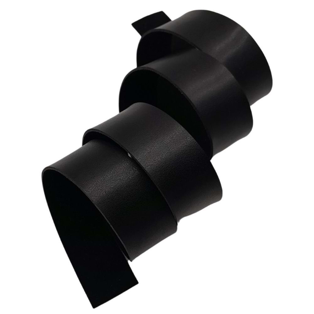 Çanta Aksesuar 3 cm Şerit Suni Deri Siyah Renk 1 metre