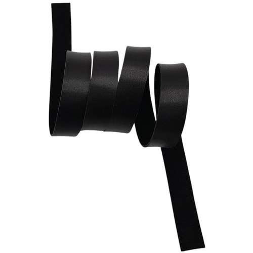 Çanta Aksesuar 2 cm Şerit Suni Deri Siyah Renk 1 metre