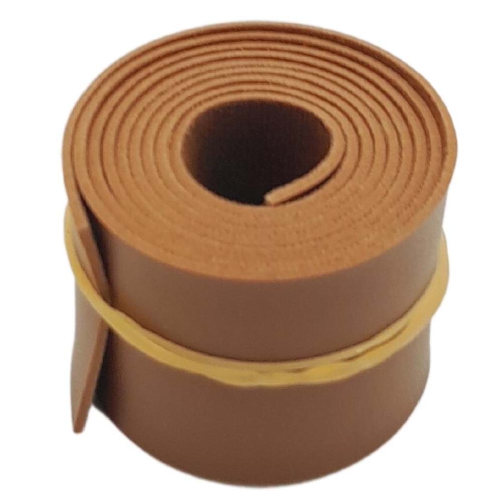 Çanta Aksesuar 4 cm Şerit Suni Deri Taba Renk 1 metre