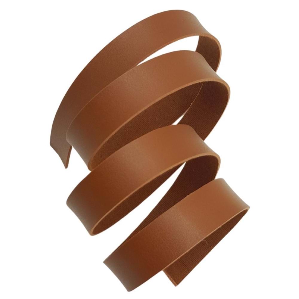 Çanta Aksesuar 2 cm Şerit Suni Deri Taba Renk 1 metre