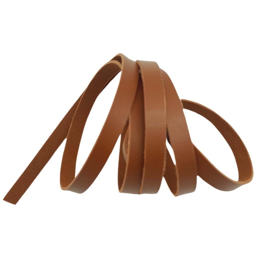 Çanta Aksesuar 1 cm Şerit Suni Deri Taba Renk 1 metre