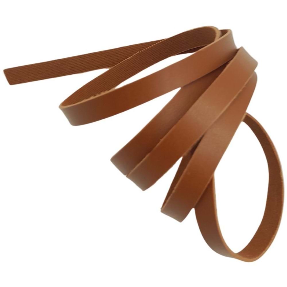 Çanta Aksesuar 1 cm Şerit Suni Deri Taba Renk 1 metre