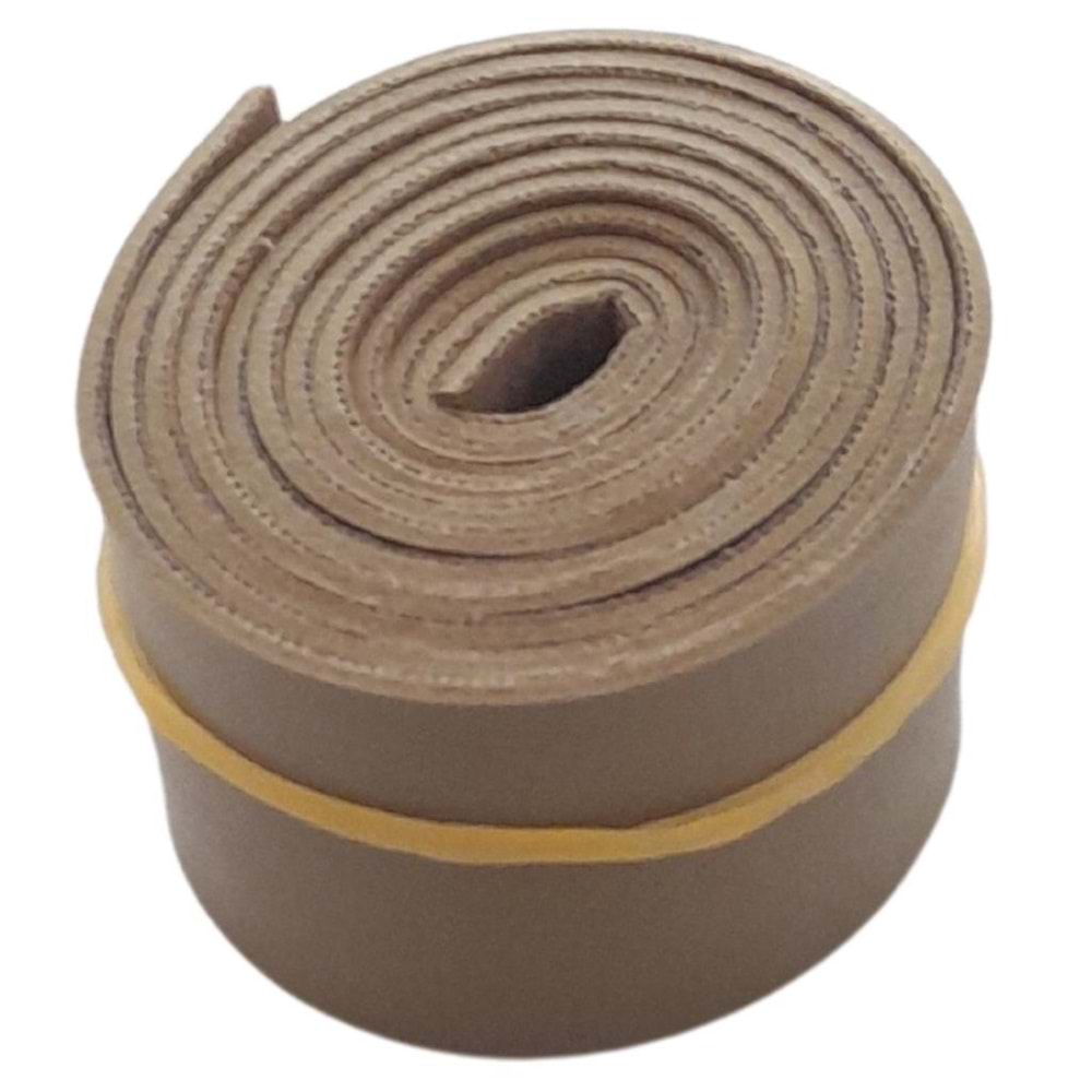 Çanta Aksesuar 4 cm Şerit Suni Deri Vizon Renk 1 metre