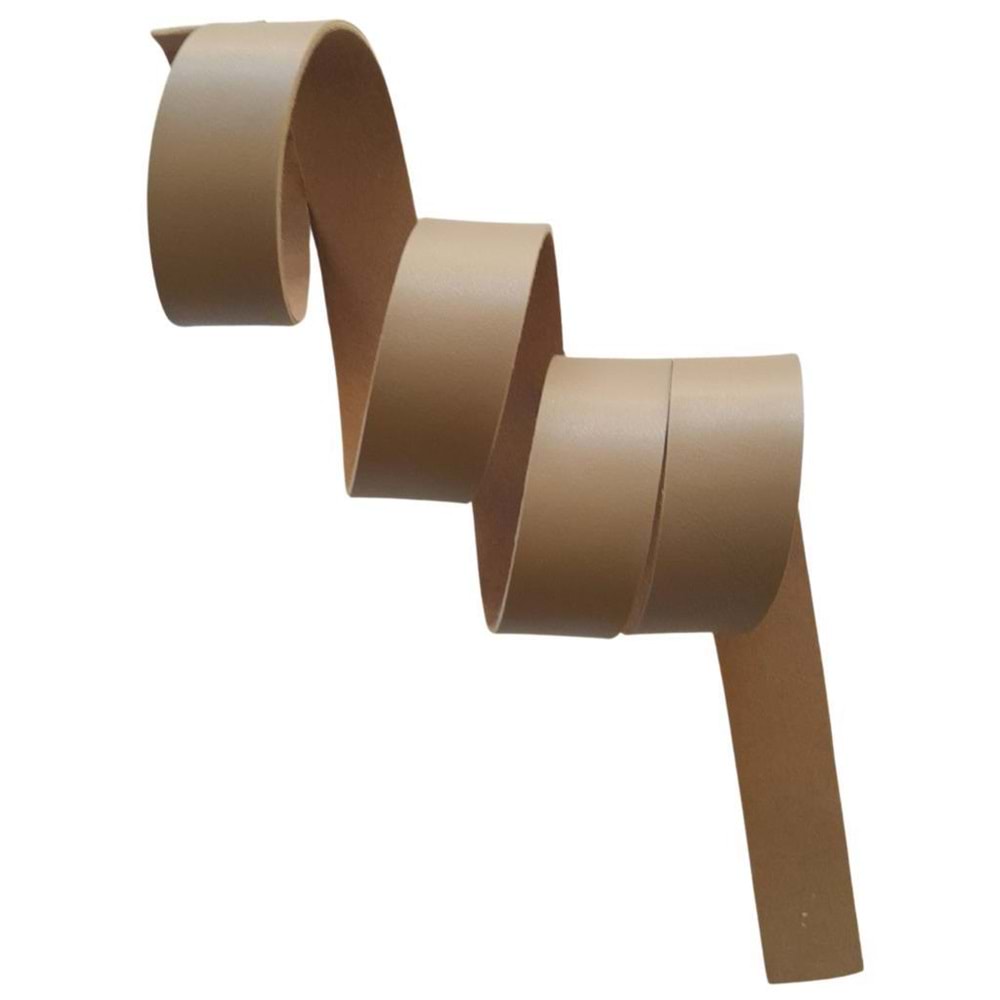 Çanta Aksesuar 3 cm Şerit Suni Deri Vizon Renk 1 metre