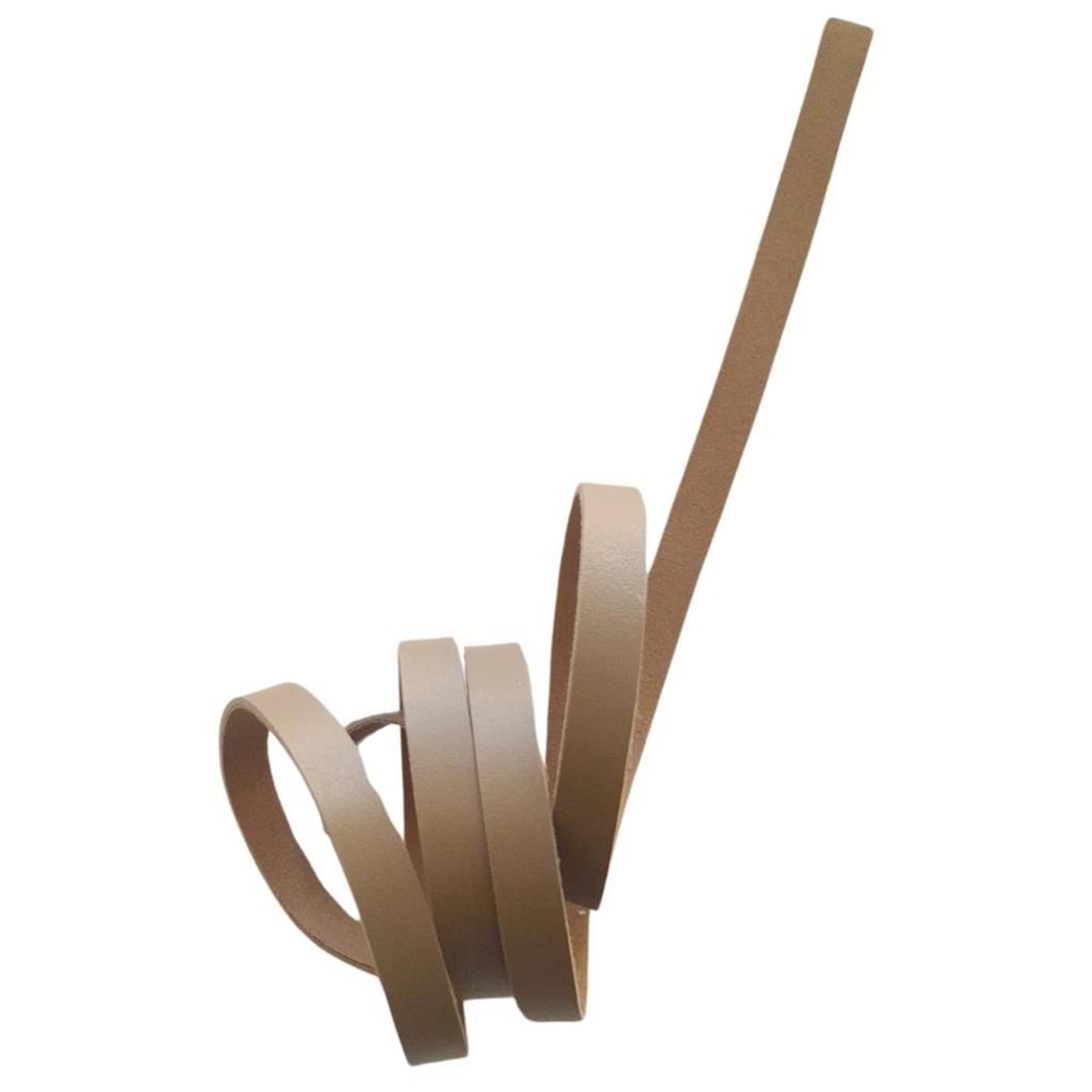 Çanta Aksesuar 1 cm Şerit Suni Deri Vizon Renk 1 metre