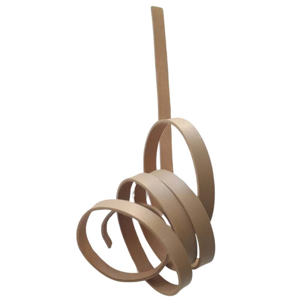 Çanta Aksesuar 1 cm Şerit Suni Deri Vizon Renk 1 metre