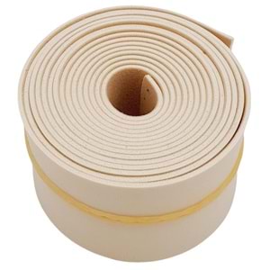 Çanta Aksesuar 4 cm Şerit Suni Deri Krem Renk 1 metre