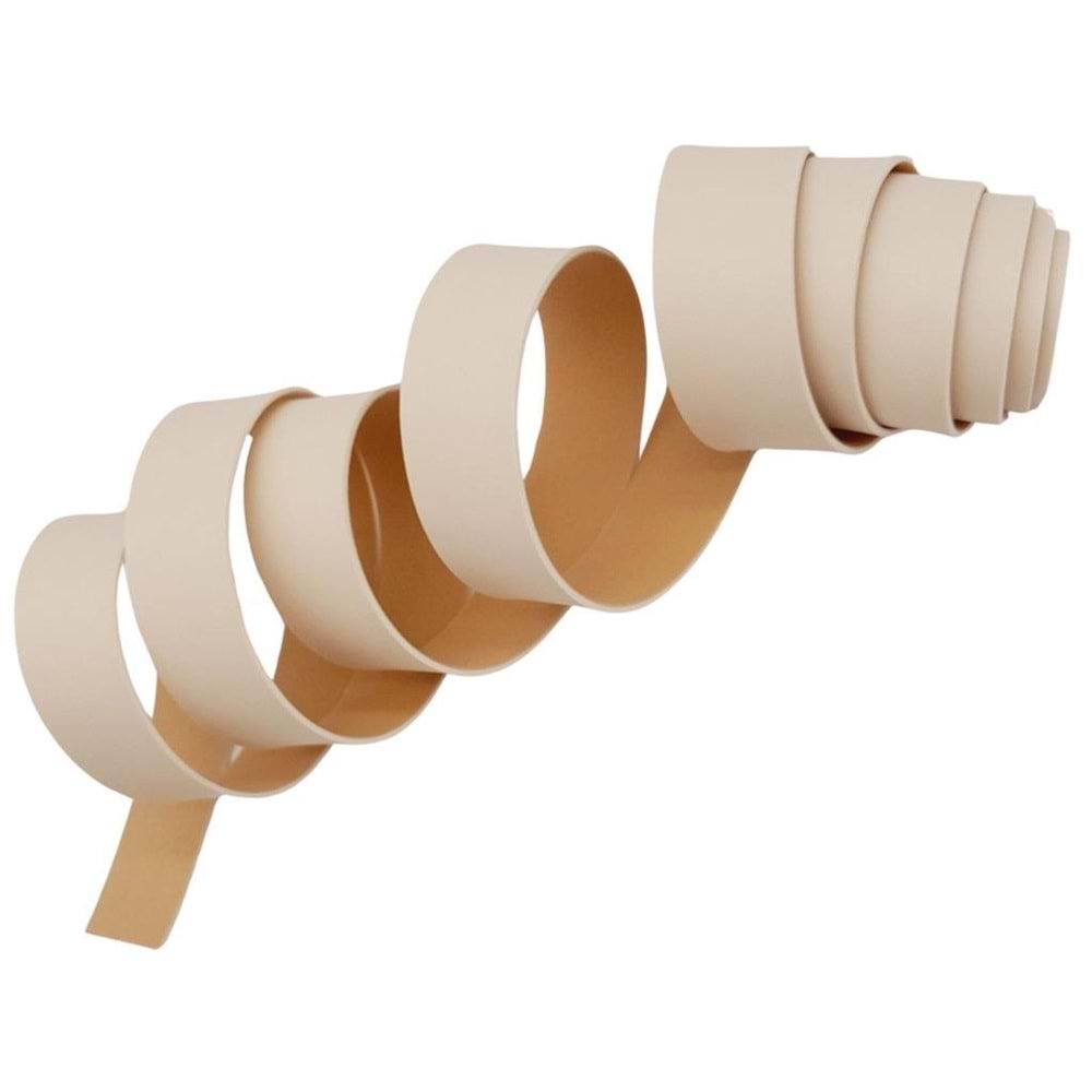 Çanta Aksesuar 3 cm Şerit Suni Deri Krem Renk 1 metre