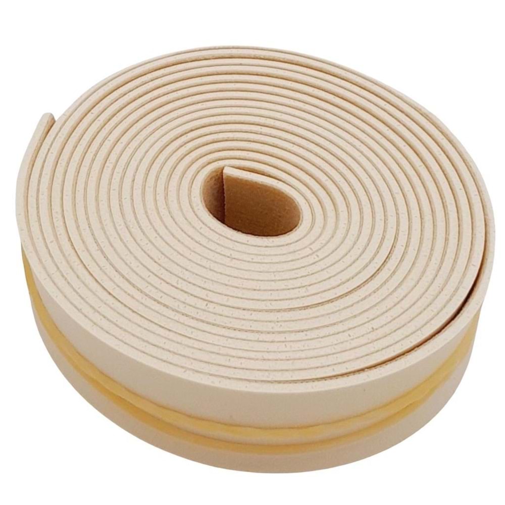 Çanta Aksesuar 2 cm Şerit Suni Deri Krem Renk 1 metre