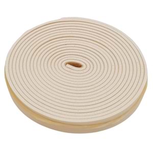 Çanta Aksesuar 1 cm Şerit Suni Deri Krem Renk 1 metre