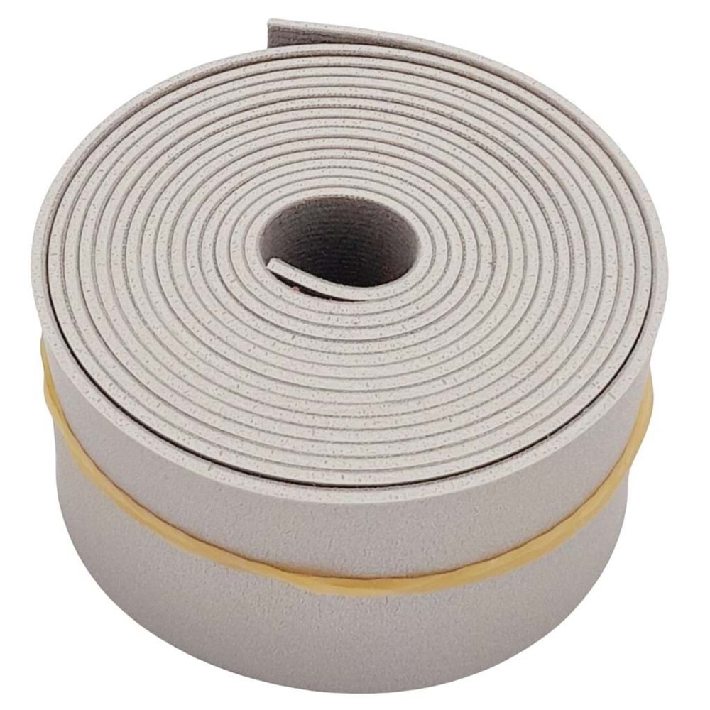 Çanta Aksesuar 4 cm Şerit Suni Deri Gümüş Renk 1 metre