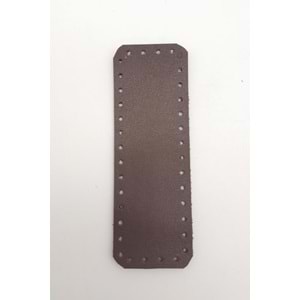 Çanta Aksesuar Suni Deri Kahverengi 12X4 cm Dikdörtgen Çanta Tabanı