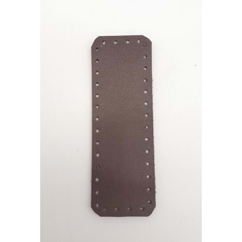 Çanta Aksesuar Suni Deri Kahverengi 12X4 cm Dikdörtgen Çanta Tabanı