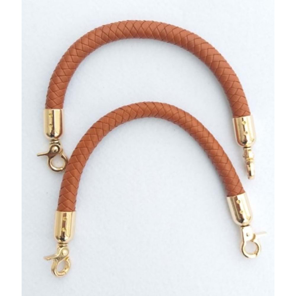 Çanta Aksesuar Örme Çanta Sapı, Taba Renk