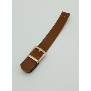 Çanta Aksesuar Tek Kat 18 Cm Suni Deri Taba Kapak Light Gold Metal
