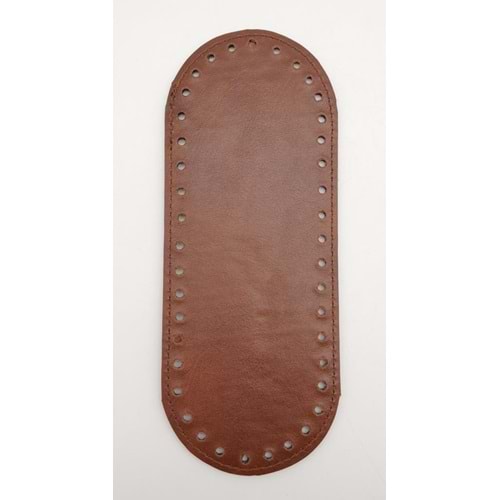 Çanta Aksesuar Suni Deri Taba Renk 20X8 cm Oval Çanta Tabanı