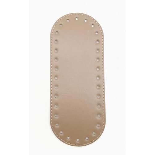 Çanta Aksesuar Suni Deri Vizon 20X8 cm Oval Çanta Tabanı