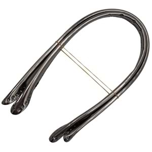 Çanta Aksesuar Parlak Rugan Deri Pelikan Model Çanta Sapı Antrasit Renk