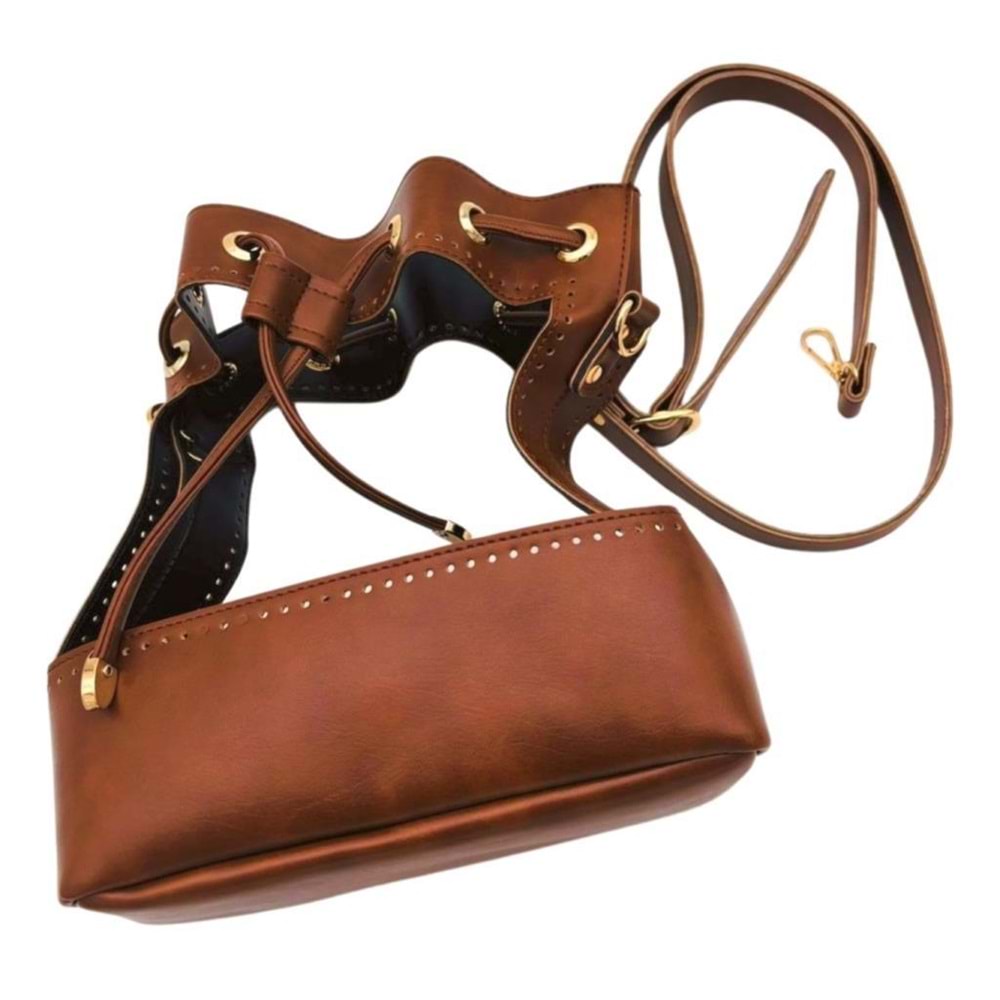 Angel Çanta Aksesuar Torba Model Çanta Yapım Aparatı Taba Renk Light Gold Metalli