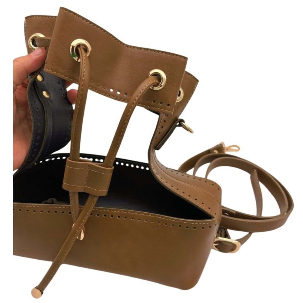 Çanta Aksesuar Torba Model Çanta Yapım Aparatı Vizon Renk Light Gold Metalli