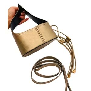 Çanta Aksesuar Torba2 Model Çanta Yapım Aparatı Gold Renk Light Gold Metalli