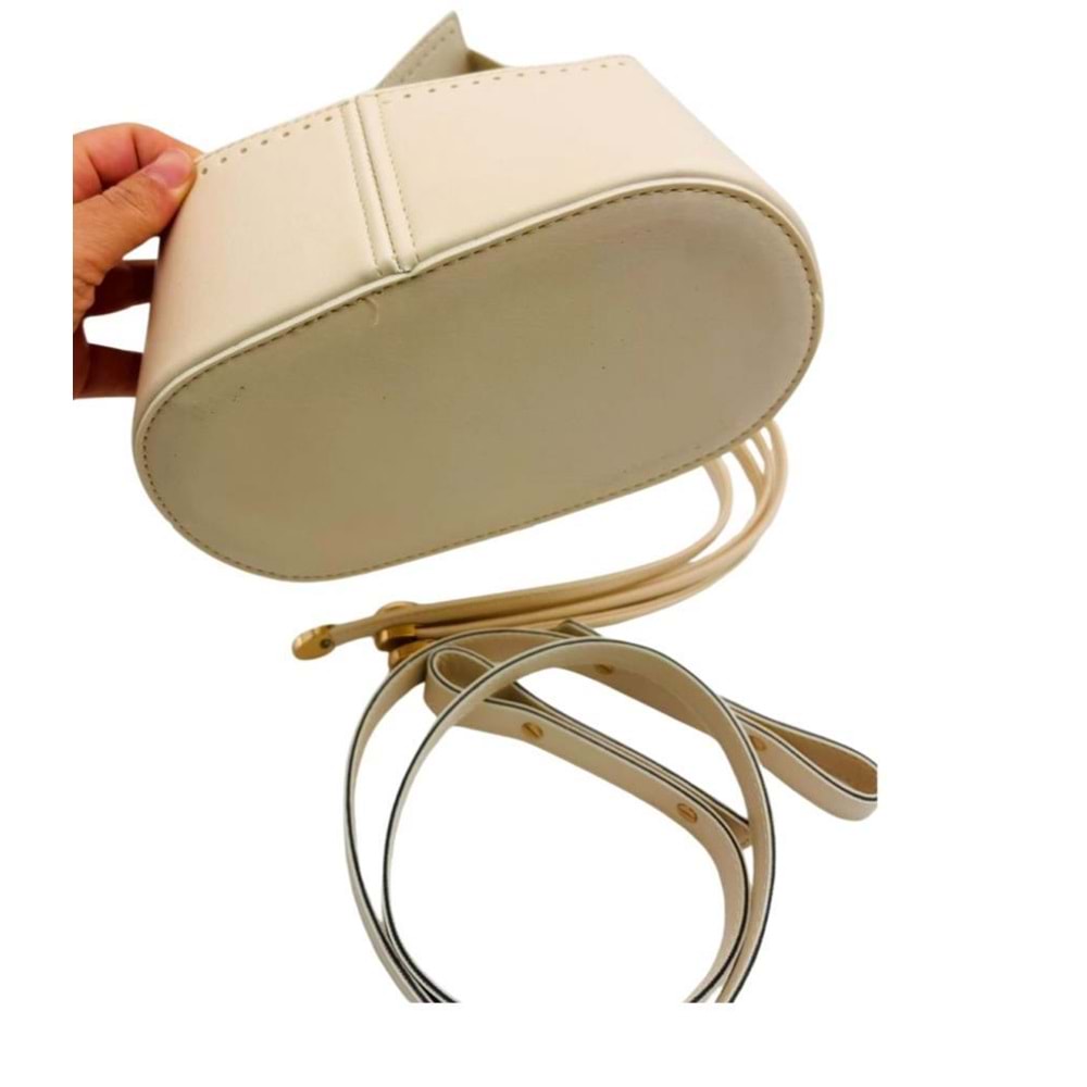 Çanta Aksesuar Torba2 Model Çanta Yapım Aparatı Krem Renk Light Gold Metalli