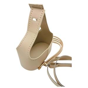 Çanta Aksesuar Torba2 Model Çanta Yapım Aparatı Krem Renk Light Gold Metalli