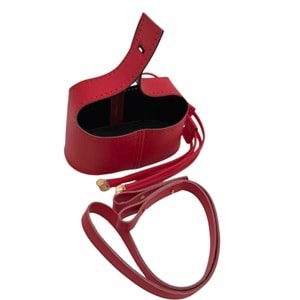 Çanta Aksesuar Torba2 Model Çanta Yapım Aparatı Kırmızı Renk Light Gold Metalli