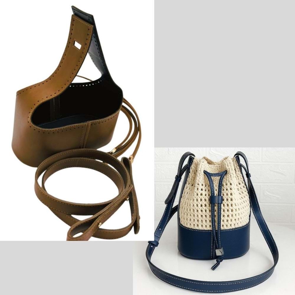 Çanta Aksesuar Torba2 Model Çanta Yapım Aparatı Vizon Renk Light Gold Metalli