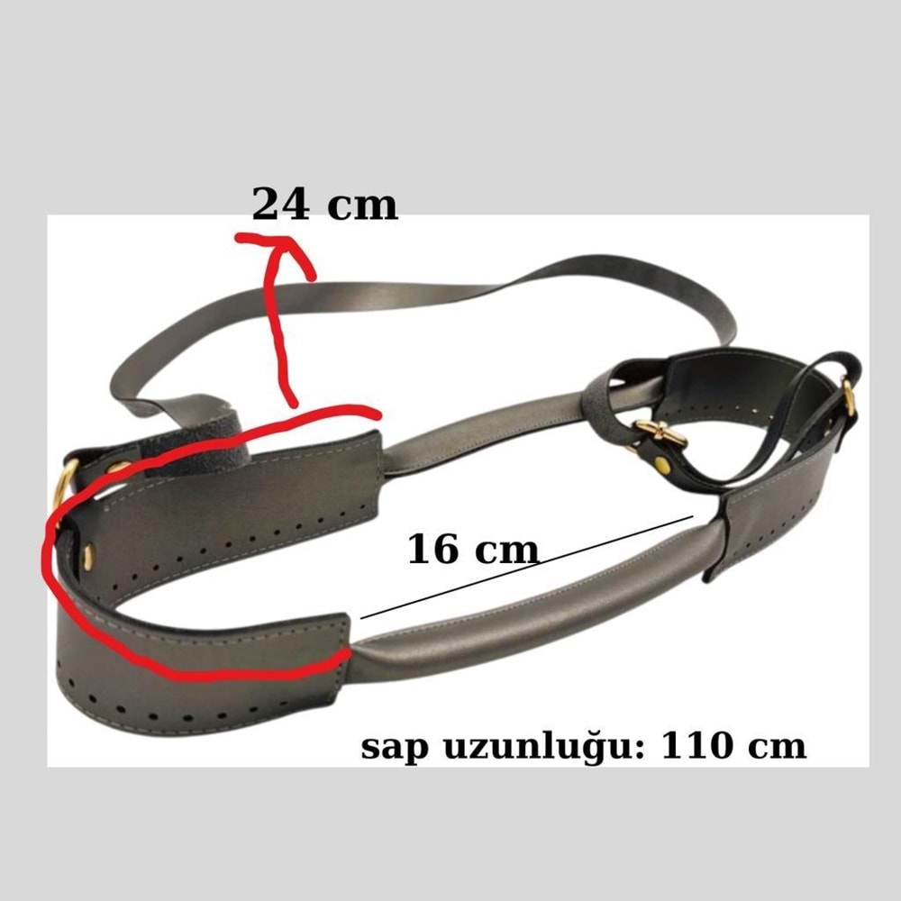 Çanta Aksesuar Tutma Saplı Model Çanta Yapım Aparatı Taba Renk Light Gold Metalli