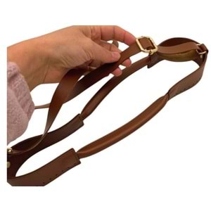 Çanta Aksesuar Tutma Saplı Model Çanta Yapım Aparatı Taba Renk Light Gold Metalli