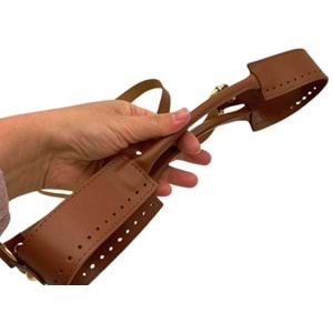 Çanta Aksesuar Tutma Saplı Model Çanta Yapım Aparatı Taba Renk Light Gold Metalli