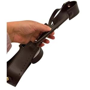 Çanta Aksesuar Tutma Saplı Model Çanta Yapım Aparatı Koyu Kahve Renk Light Gold Metalli