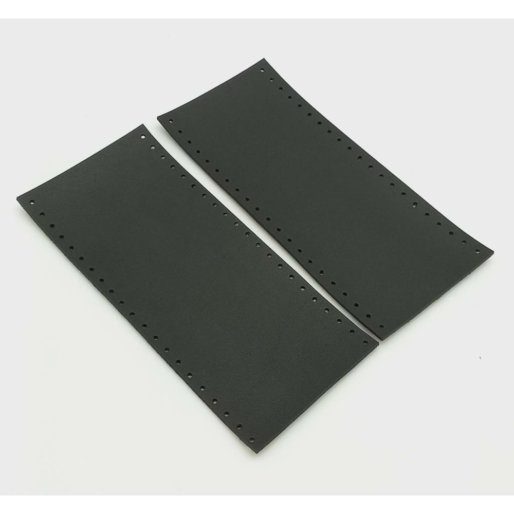 Çanta Aksesuar Suni Deri Tutma Sapı Siyah Simit Sap 17x7.5 Cm