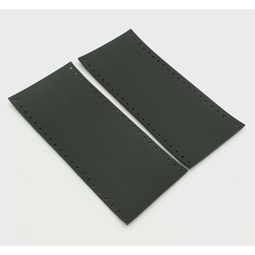 Çanta Aksesuar Suni Deri Tutma Sapı Siyah Simit Sap 17x7.5 Cm