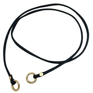 Çanta Aksesuar Siyah Renk 5 mm Halkalı Suni Deri Spagetti Model Çanta Sapı Light Gold Metal