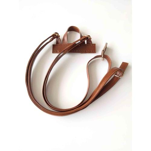 Çanta Aksesuar Suni Deri Taba Renk Sırt Çantası Sapı Light Gold Metalli