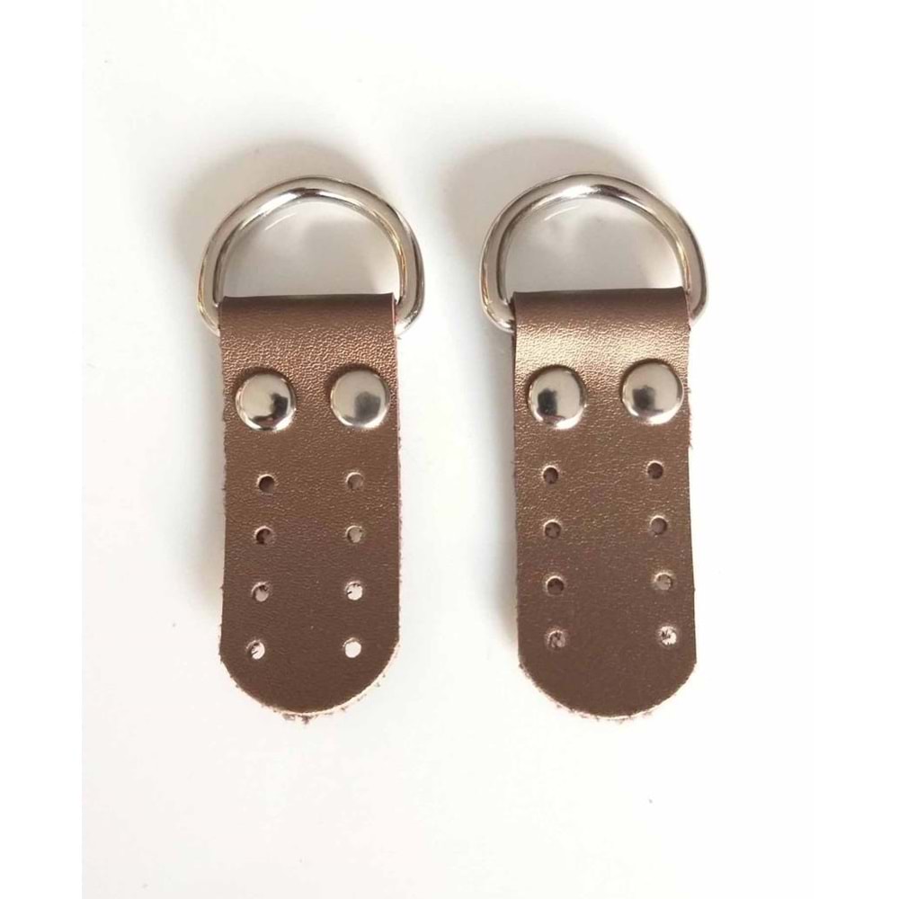 Çanta Aksesuar Tek Kat Suni Deri Sapucu (Böce) Bakır Renk