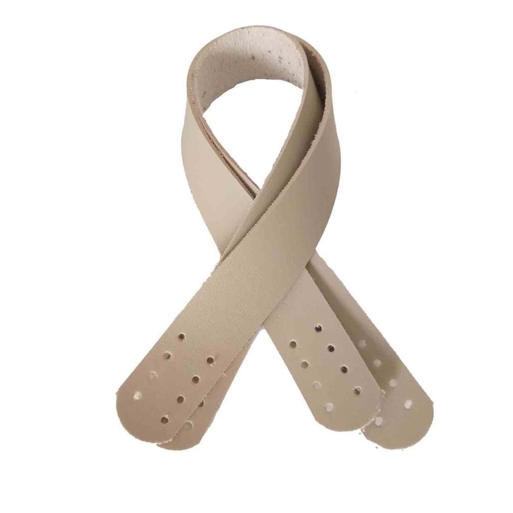 Çanta Aksesuar Suni Deri El Çanta Sapı 35 Cm Bej