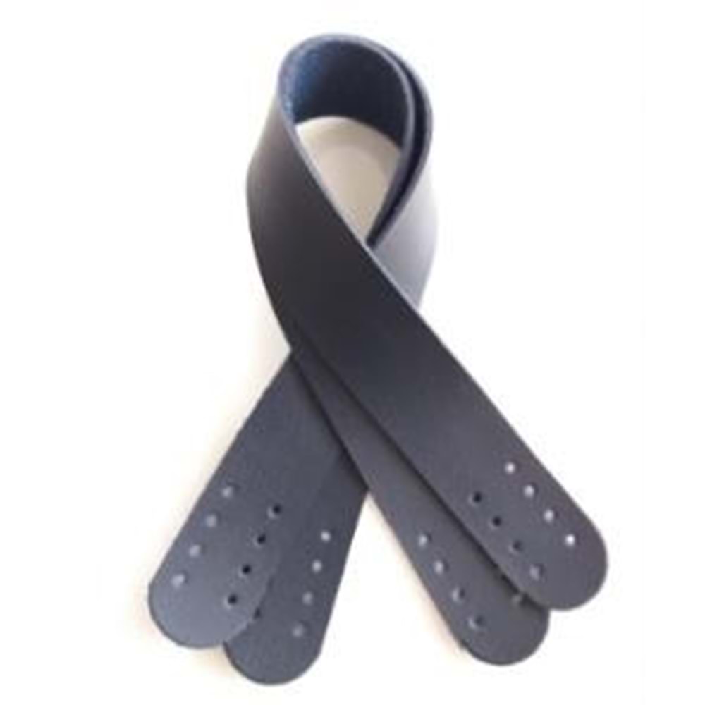 Çanta Aksesuar Suni Deri El Çanta Sapı 35 Cm Lacivert